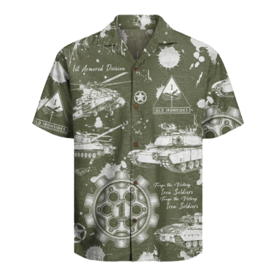 US Army - 1st Armored Division Hawaiian Shirt