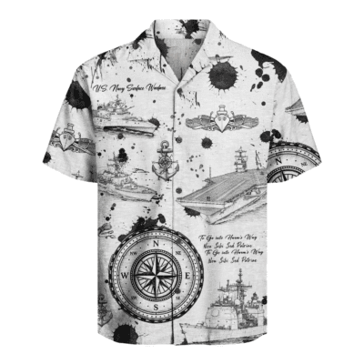 US Navy Surface Warfare Hawaiian Shirt