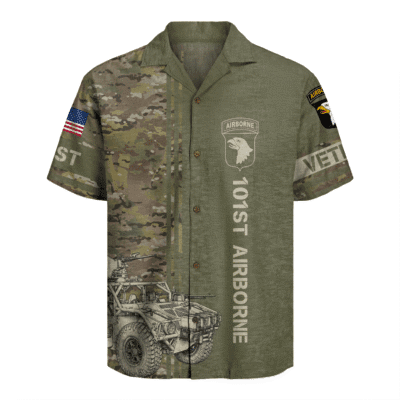US Army - 101st AirBorne Division Hawaiian Shirt