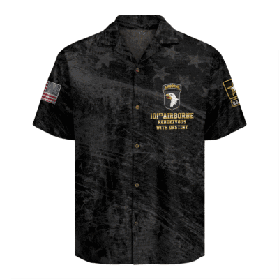 US Army - 101st AirBorne Division Hawaiian Shirt