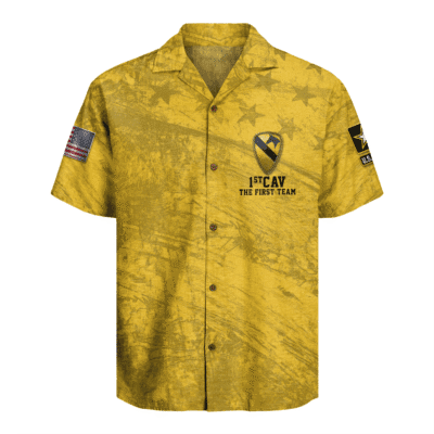 US Army 1st Cavalry Division Regiment Hawaiian Shirt
