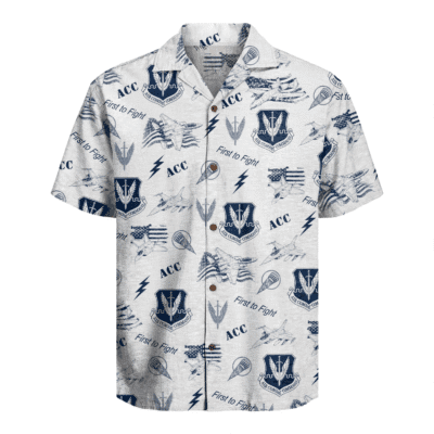 US Air Force - Air Combat Command (ACC) - Hawaiian Shirt