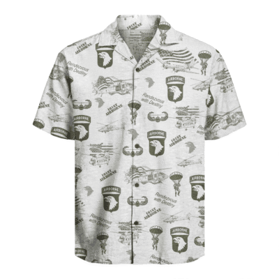 US Army - 101st AirBorne Division Hawaiian Shirt