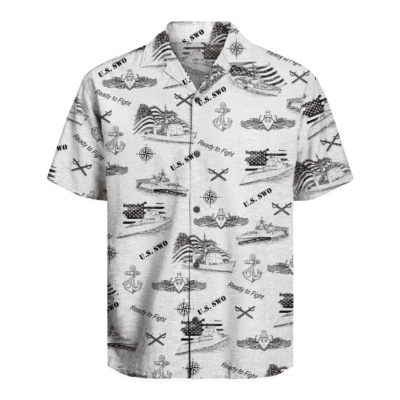 US Navy Surface Warfare Hawaiian Shirt
