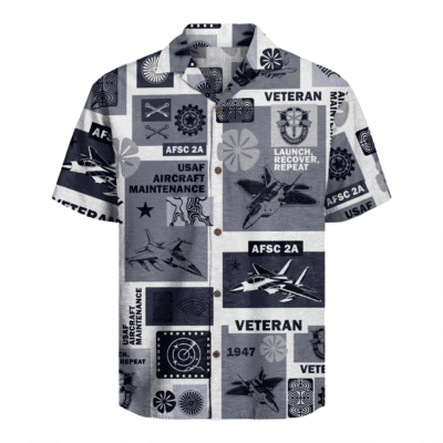 US Air Force - Aircraft Maintenance (2A) - Hawaiian Shirt