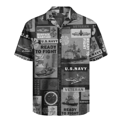US Navy Surface Warfare Hawaiian Shirt