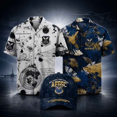 US AIR FORCE GLOBAL STRIKE COMMAND (AFGSC) 2 Hawaiian + 1 Cap Bundle