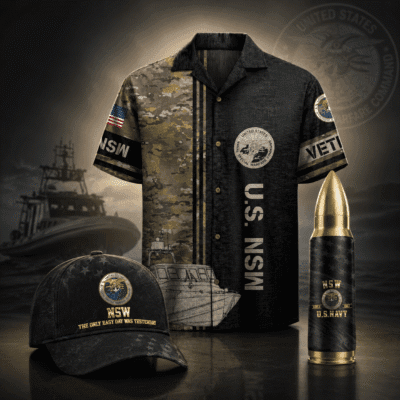 US NAVY NAVAL SPECIAL WARFARE (NSW) 1 Hawaiian + 1 Cap + 1 Tumbler Bundle