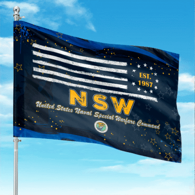 US Navy Naval Special Warfare Command Flag