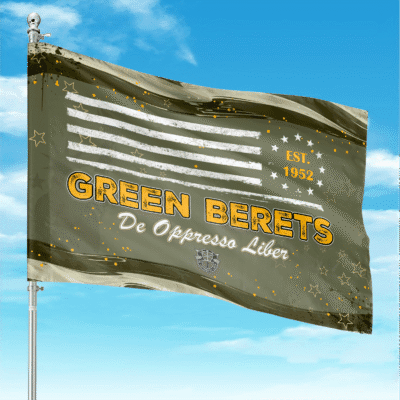 US Army Green Berets Flag