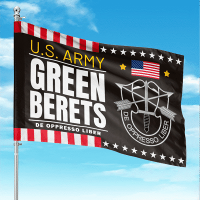 US Army Green Berets Flag