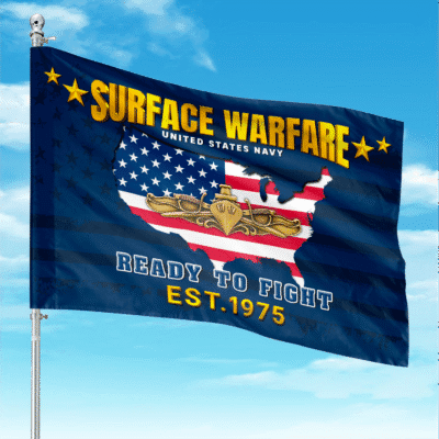 US Navy Navy Surface Warfare Flag