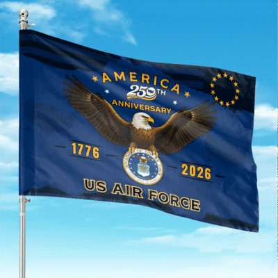 US Air Force - America 250th Anniversary US Semiquincentennial Flag