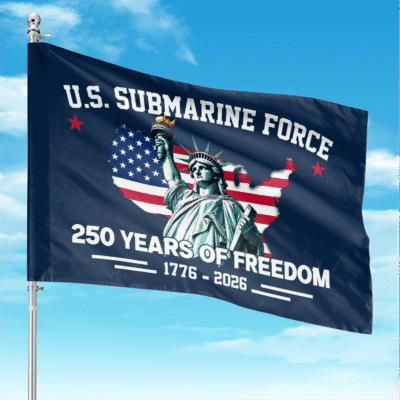 US Navy Submarine - America 250th Anniversary US Semiquincentennial Flag