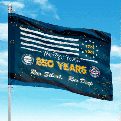 US Navy Submarine - America 250th Anniversary US Semiquincentennial Flag