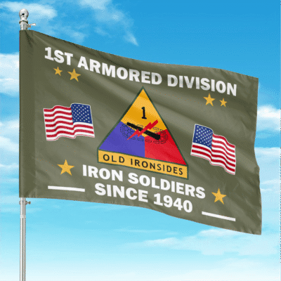 US Army 1st Armored Division Flag