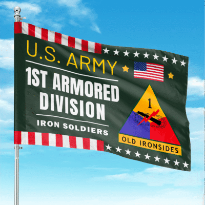 US Army 1st Armored Division Flag