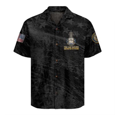 US Navy Tin Can Sailors Hawaiian Shirt