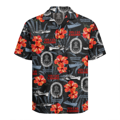 US Navy Tin Can Sailors Hawaiian Shirt