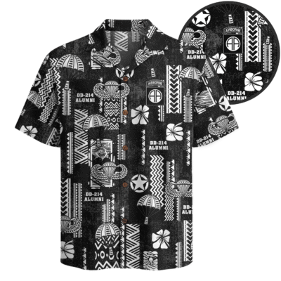 US Army 82nd Airborne Hawaiian Shirt