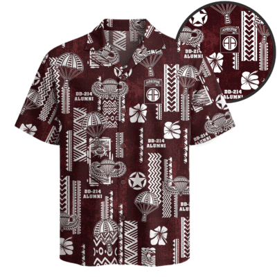 US Army 82nd Airborne Hawaiian Shirt