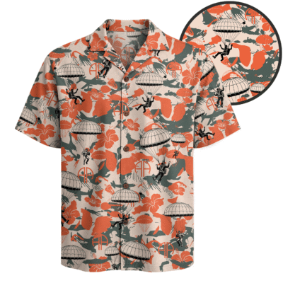 US Army 82nd Airborne Hawaiian Shirt