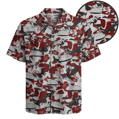 US Army 82nd Airborne Hawaiian Shirt