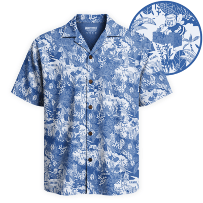 US Navy Seabee Hawaiian Shirt