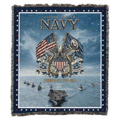 US Navy Woven Blanket