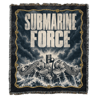 US Navy Submarine Woven Blanket