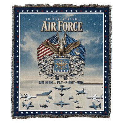 US Air Force Woven Blanket