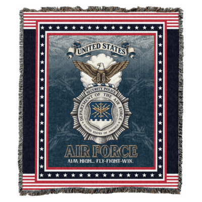 US Air Force Woven Blanket