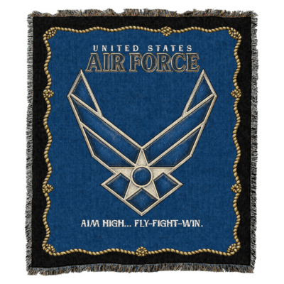 US Air Force Woven Blanket