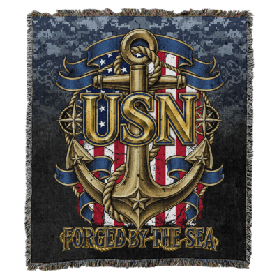 US Navy Woven Blanket