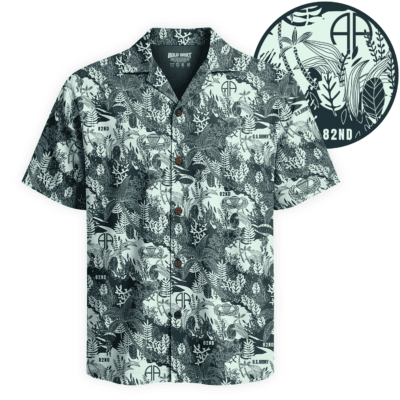 US Army 82nd Airborne Hawaiian Shirt