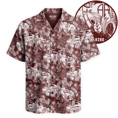 US Army 82nd Airborne Hawaiian Shirt