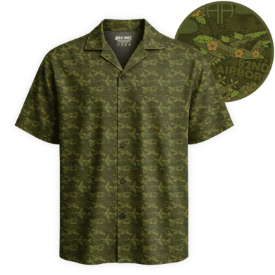 US Army 82nd Airborne Hawaiian Shirt