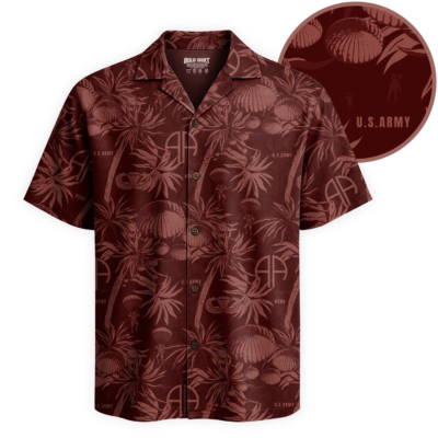 US Army 82nd Airborne Hawaiian Shirt
