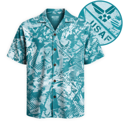 US Air Force Hawaiian Shirt