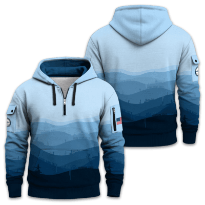 US Navy Submarine Quarter Zip Hoodie