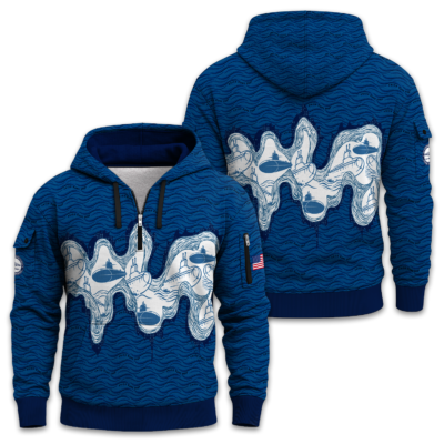 US Navy Submarine Quarter Zip Hoodie