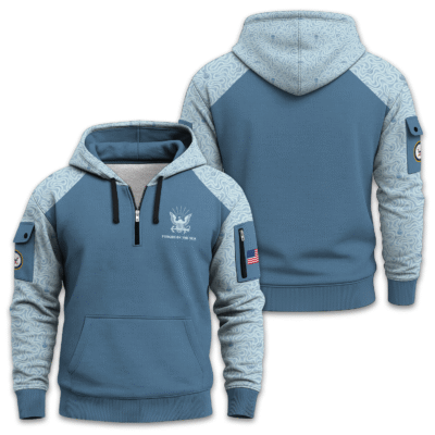 US Navy Quarter Zip Hoodie