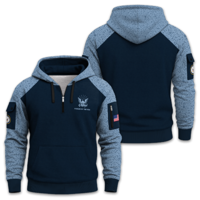 US Navy Quarter Zip Hoodie