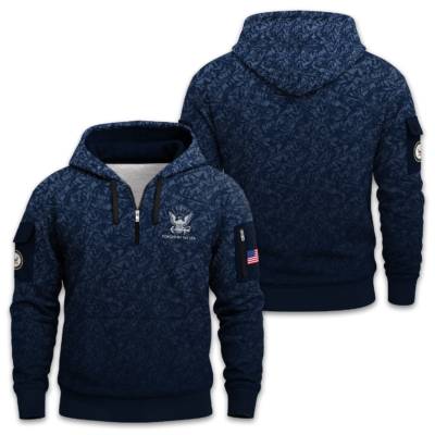 US Navy Quarter Zip Hoodie