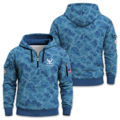 US Navy Quarter Zip Hoodie