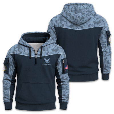 US Navy Quarter Zip Hoodie