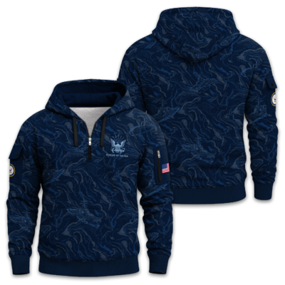 US Navy Quarter Zip Hoodie