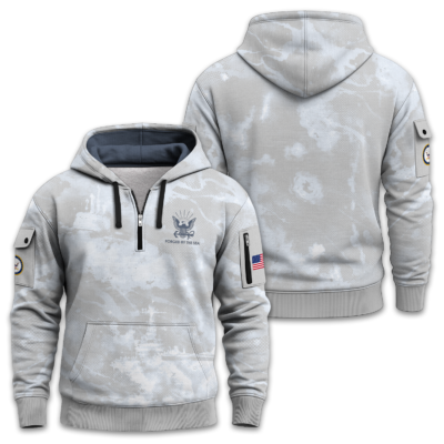 US Navy Quarter Zip Hoodie