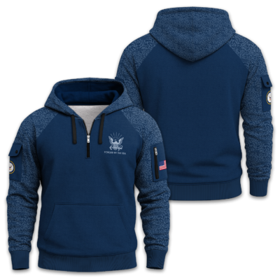 US Navy Quarter Zip Hoodie