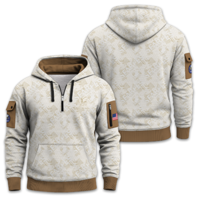 US Navy Seabee Quarter Zip Hoodie